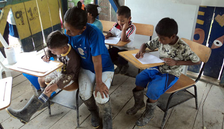 School Children in Columbia