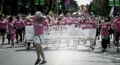 Joyful Dancing at the Pride Parade