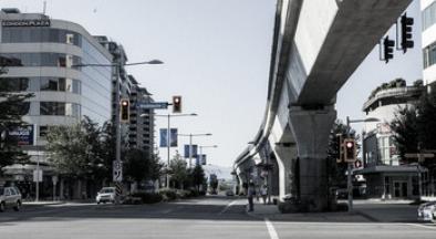 Vancity Branch by Sky Train