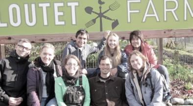 Farmers at Loutet Farm