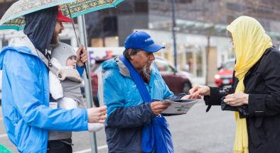 Staff volunteering with MegaPhone