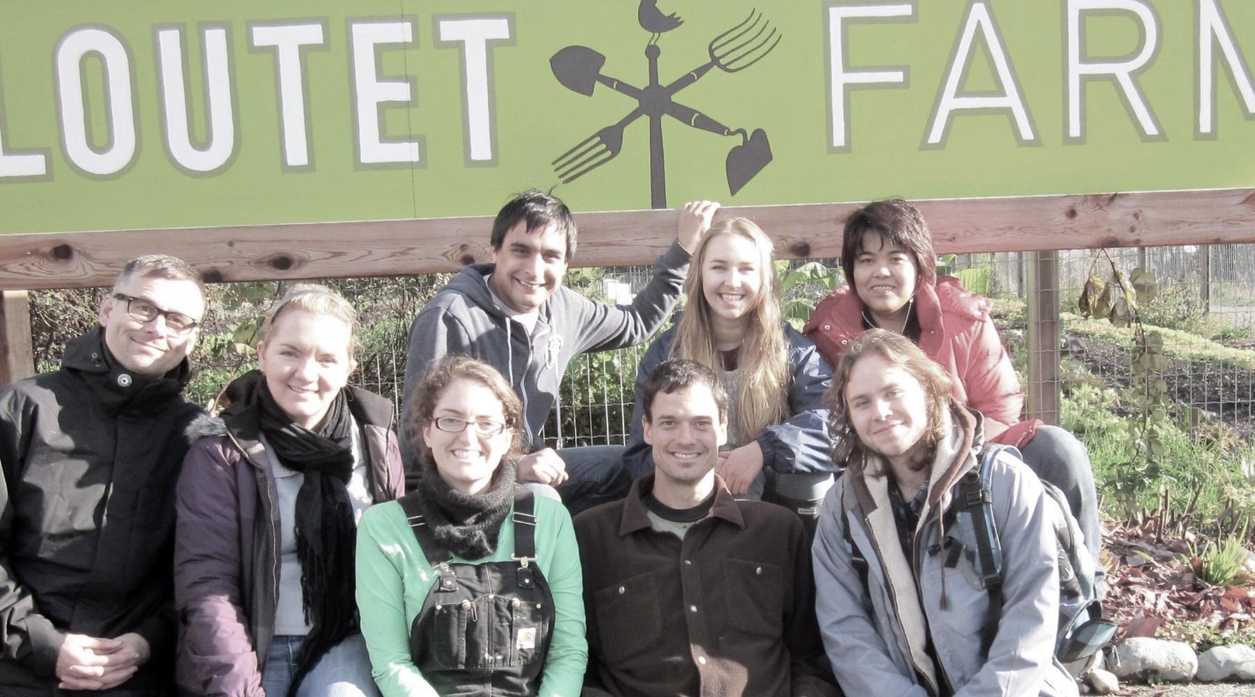 Farmers at Loutet Farm